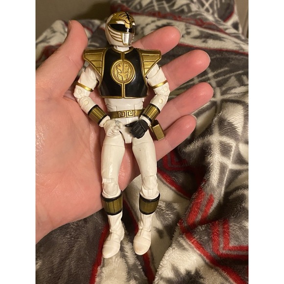 2018 Hasbro Power Rangers Lightning Collection White Ranger Figure - Picture 1 of 7